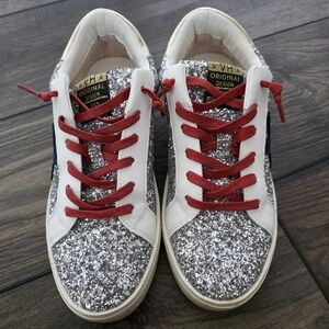 Womens Vintage Havana Glitter Sneakers